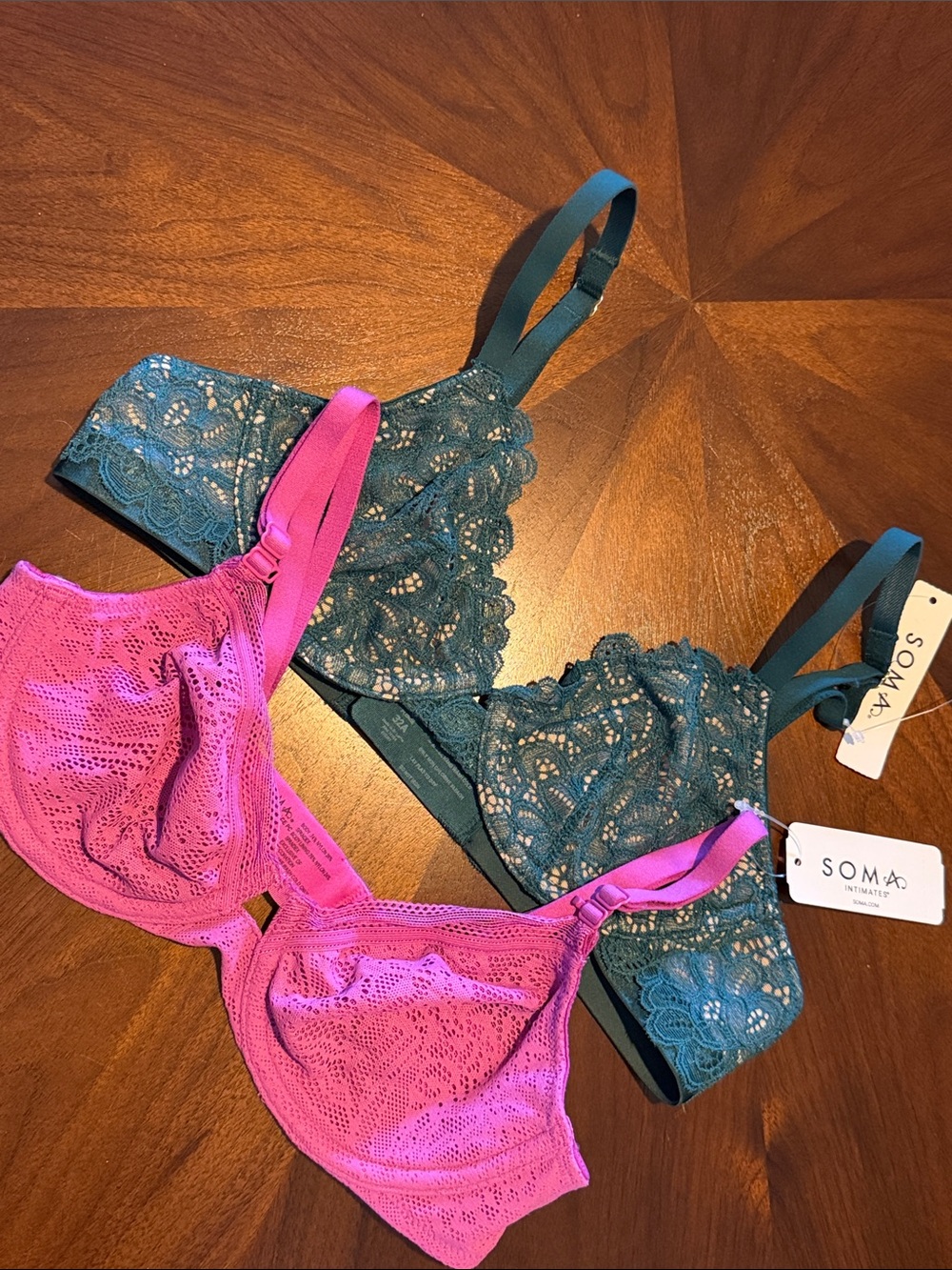 Soma Lace Wireless Bralettes NEW 32A